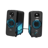 JBL Quantum Duo Bluetooth RGB PC Gaming Speakers - Black