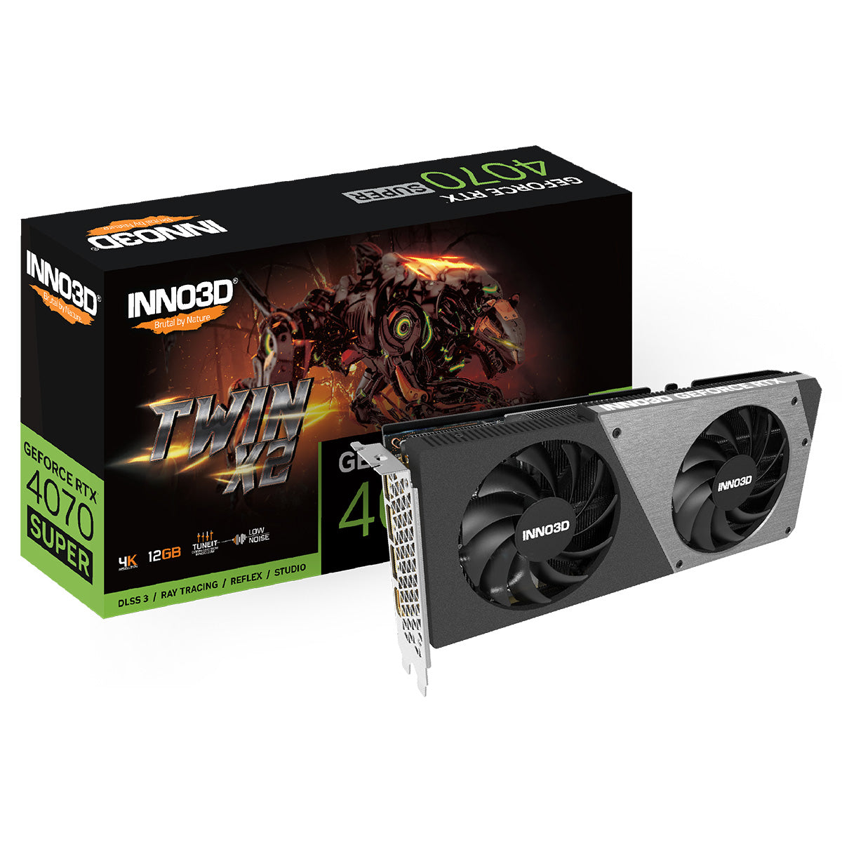 INNO3D GeForce RTX 4070 SUPER Twin X2 12GB Graphics Card