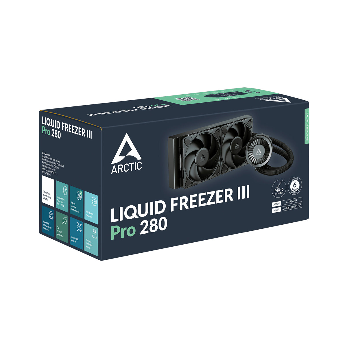 Arctic Liquid Freezer III PRO 280 AIO CPU Cooler - Black