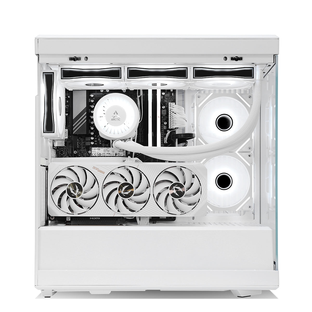 Entropy RTX 5070 Ryzen 7 7800X3D Gaming PC - SNOW
