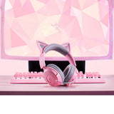 Razer Kraken Kitty V3 X Wired Gaming Headset with Kitty Ears - Quartz
