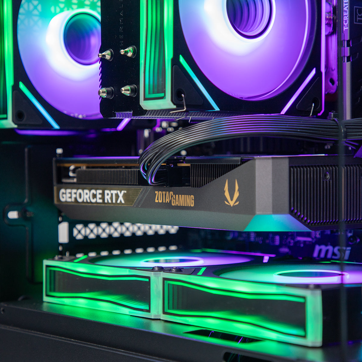 Qubit NEX RTX 5060 Ryzen 5 7400F Gaming PC - BLACK