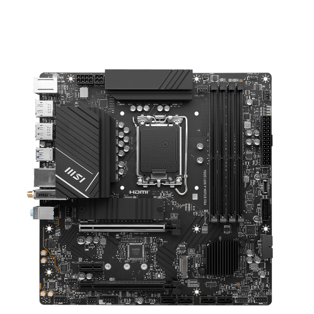 MSI PRO B760M-A WIFI DDR4 mATX Motherboard