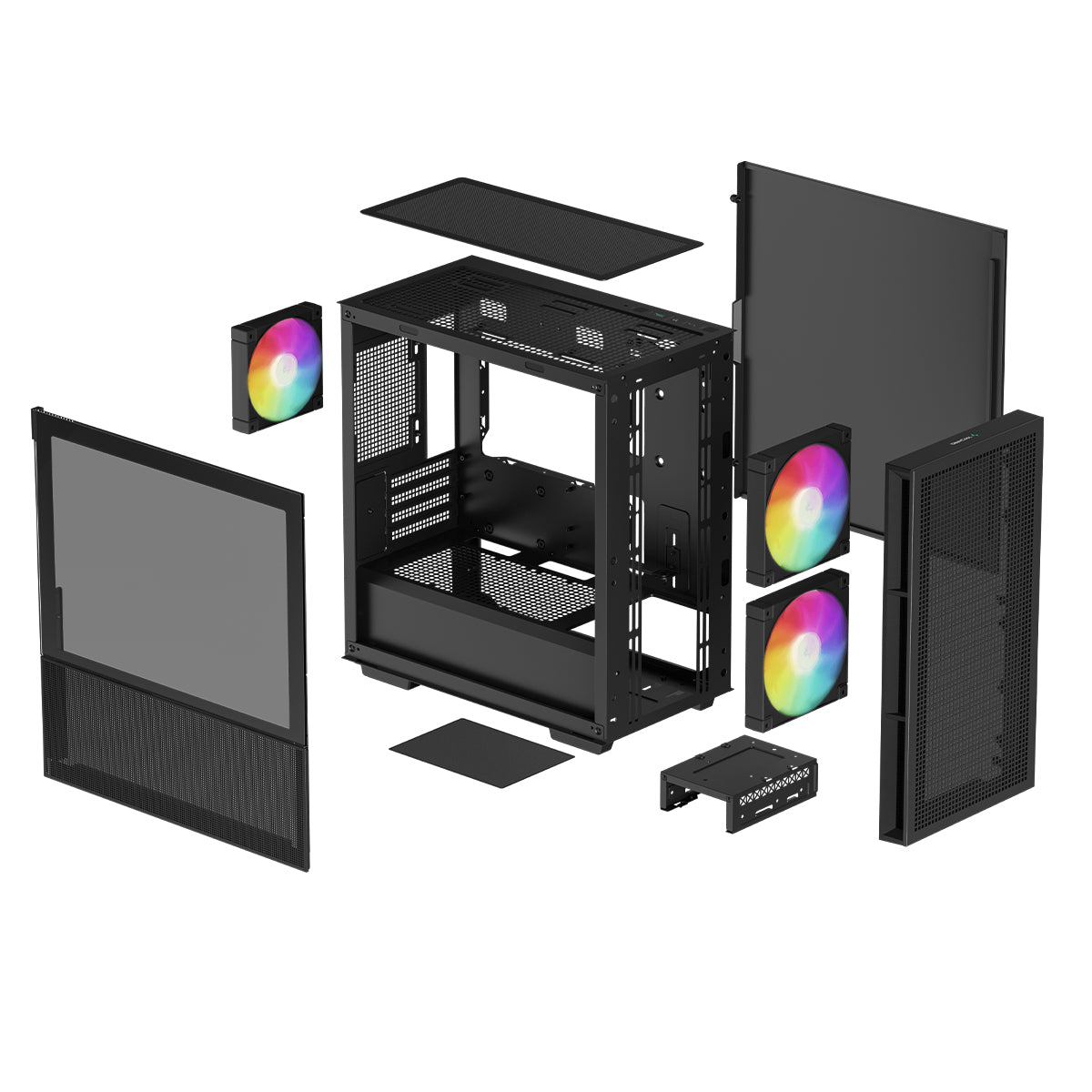 Deepcool CH360 ARGB Blak Mini Tower Case