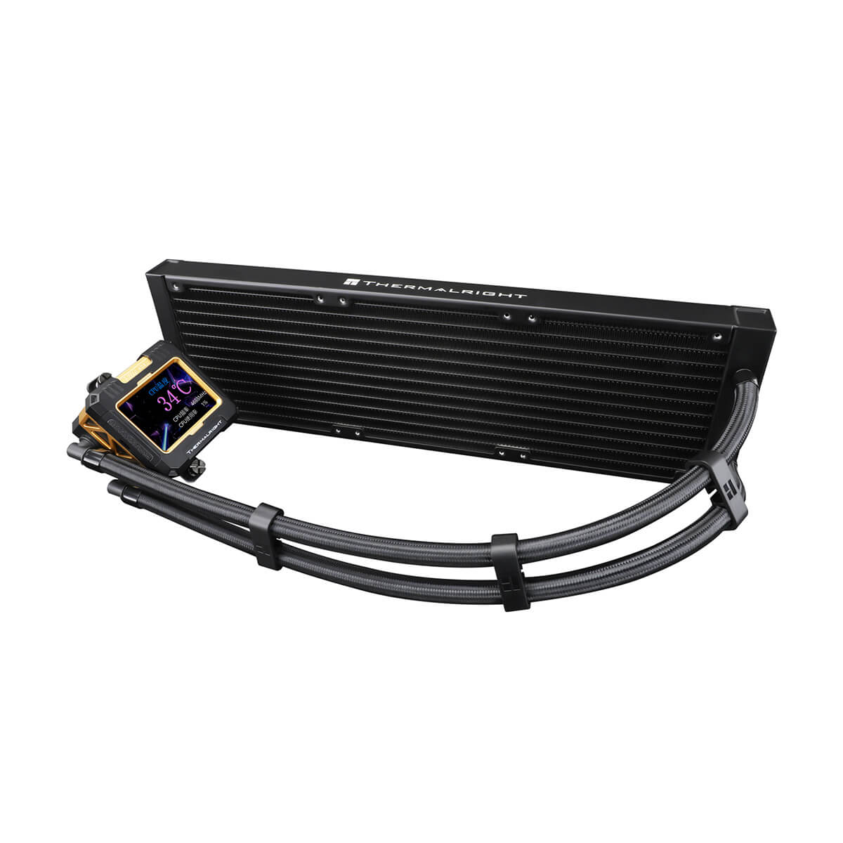 Thermalright Frozen Warframe X LCD 360mm CPU Liquid Cooler - Black