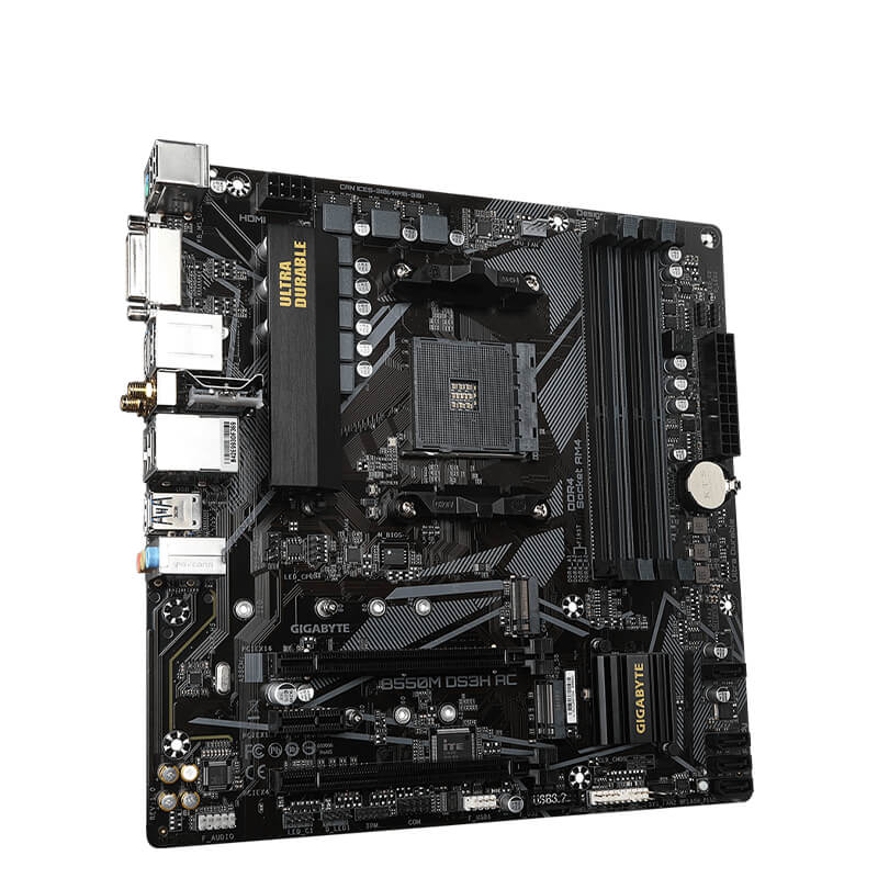 Gigabyte B550M DS3H AC Gaming Motherboard