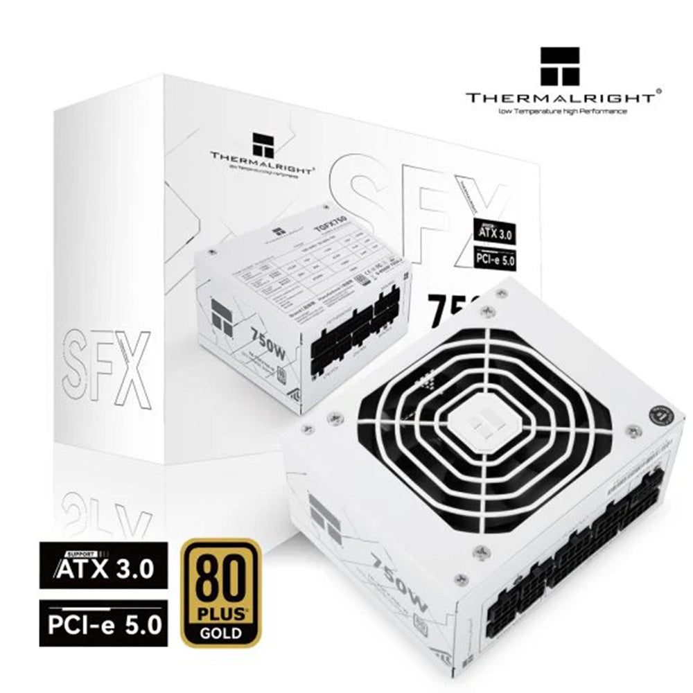 Thermalright TR-TGFX 750 750W 80 Plus Gold Fully Modular SFX Power Supply - White