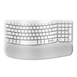 Logitech Wave Keys Wireless Ergonomic Keyboard - Off White