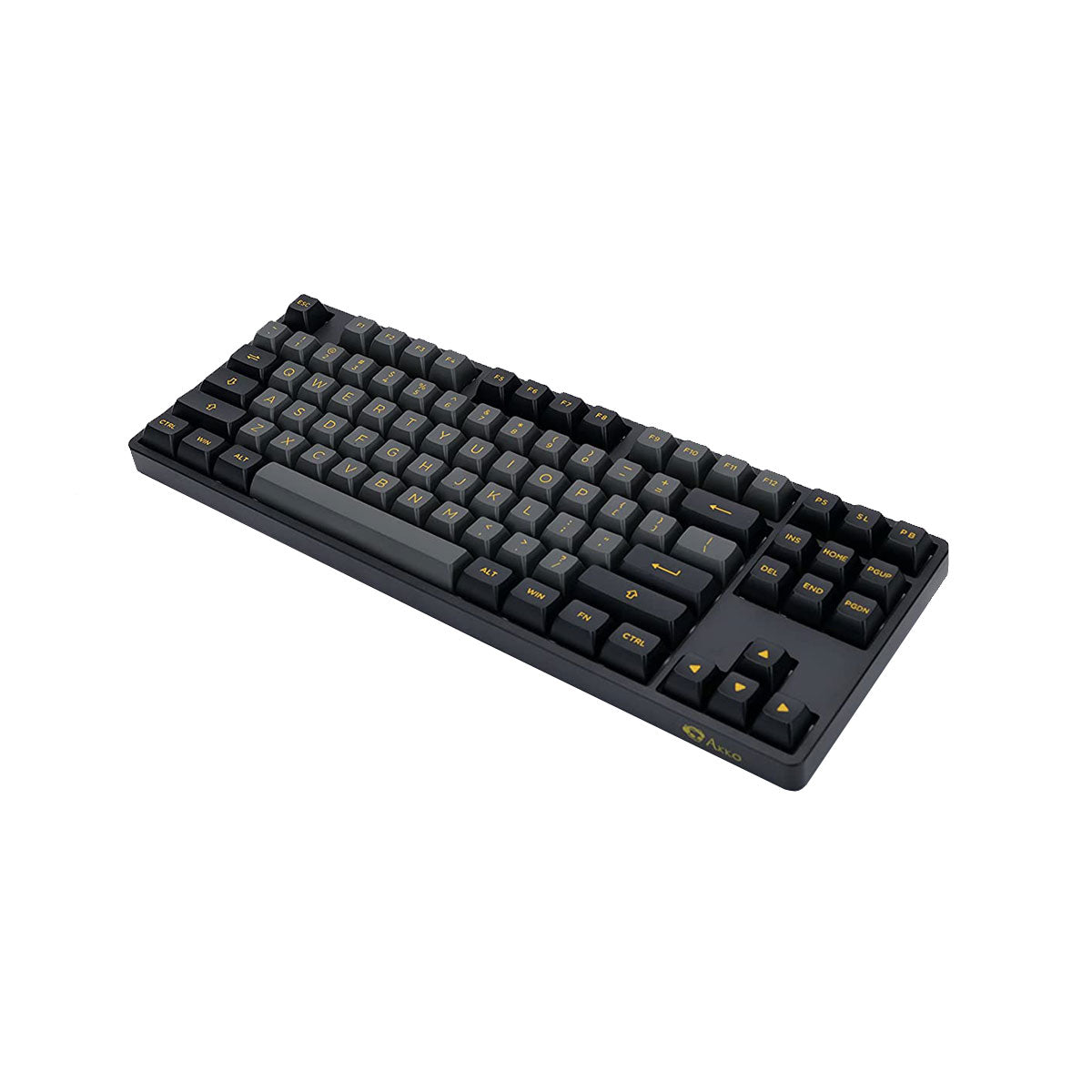 Akko 5087B Plus Black & Gold Hot-Swappable Wireless RGB Keyboard CS Silver Switch