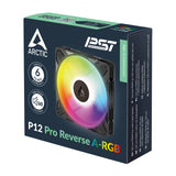 Arctic P12 PRO Reverse A-RGB 120mm Premium Cooling Fan - Black