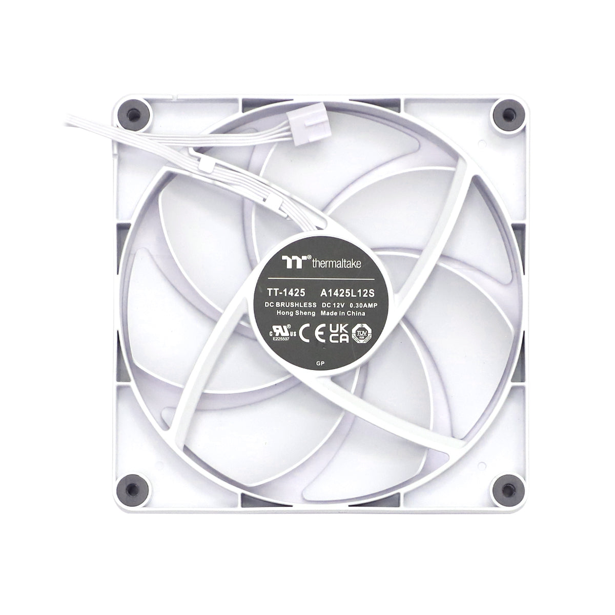 Thermaltake CT140 140mm PWM Case Fan - OEM Packaging - White