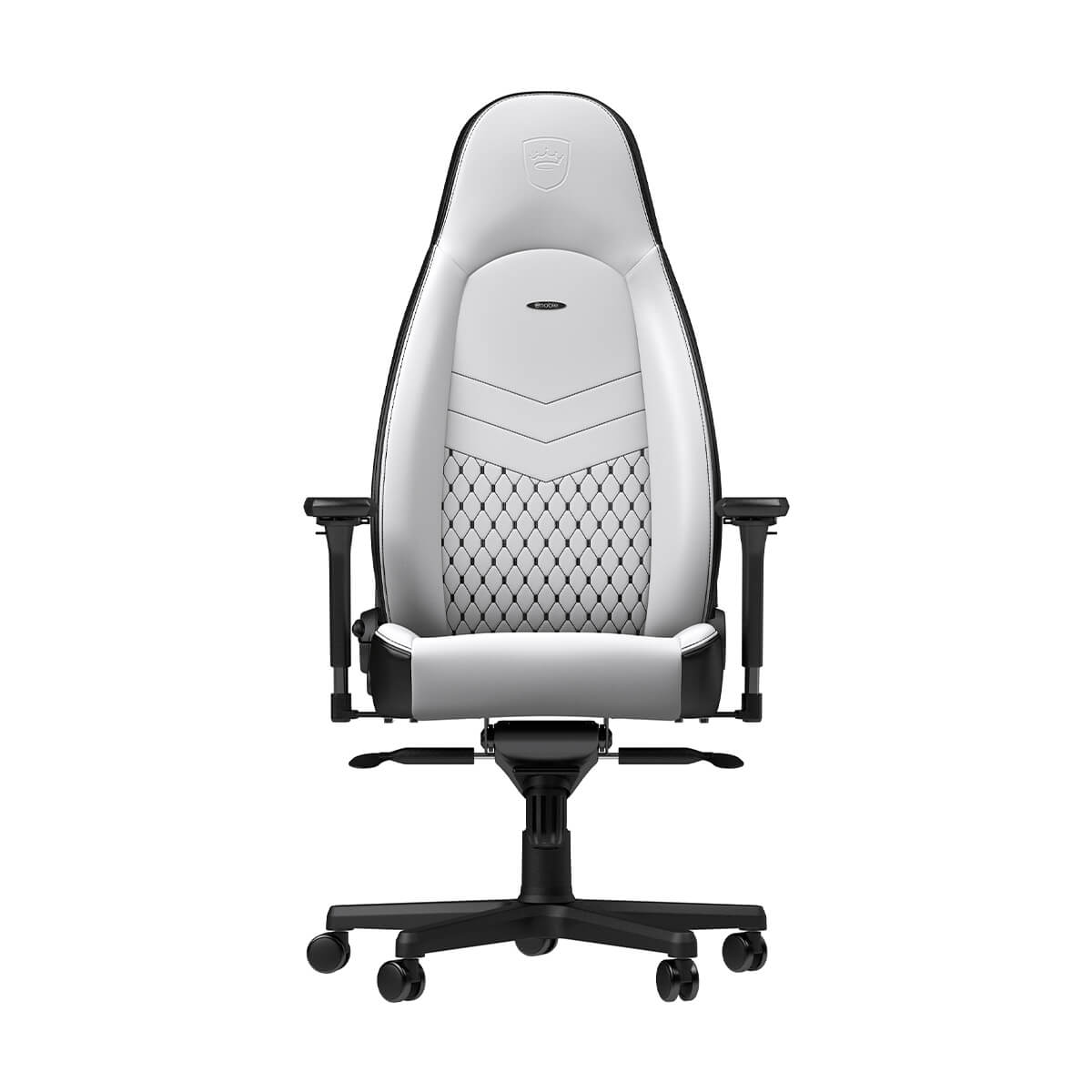 Noblechairs ICON Series Faux Leather Gaming Chair - White/Black