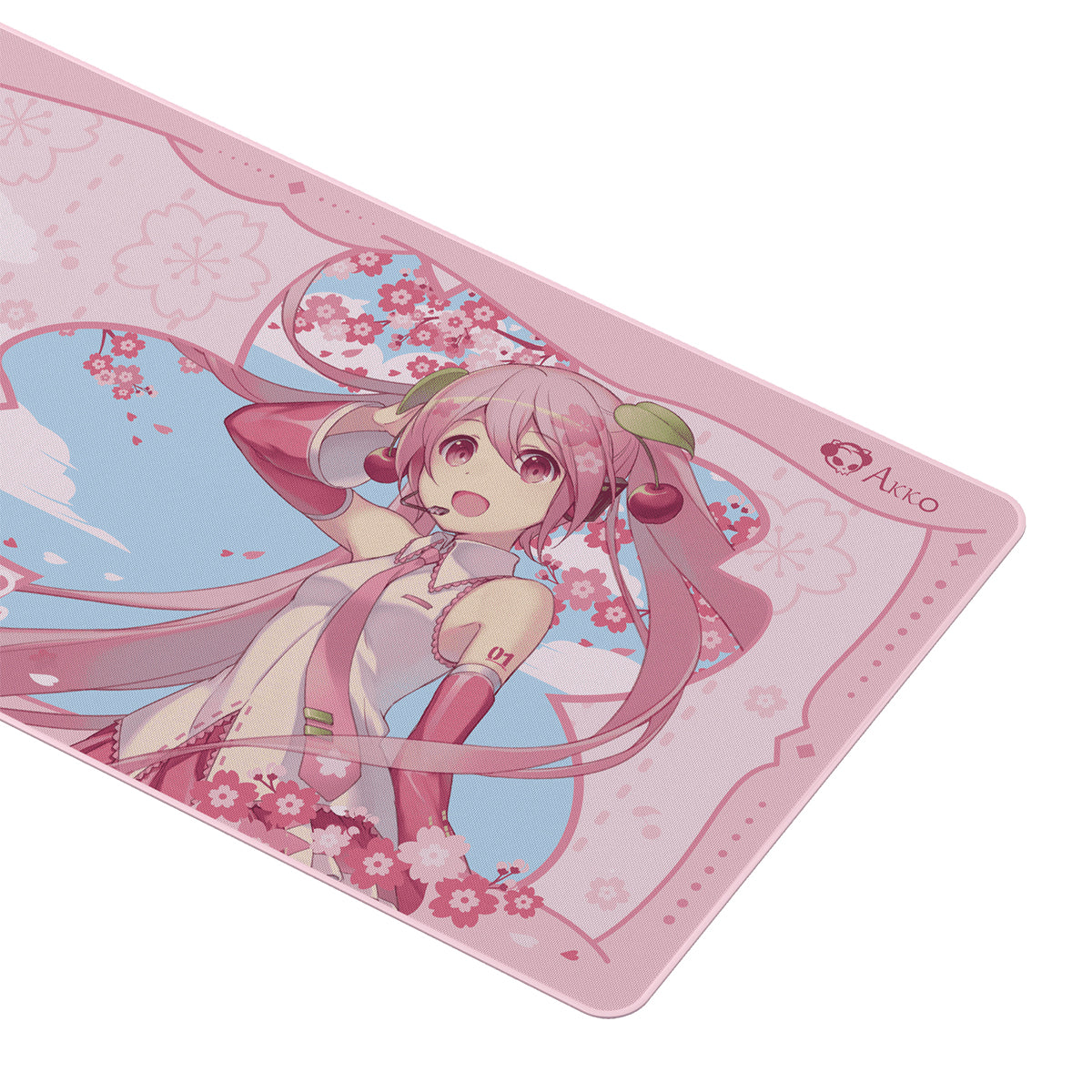 Akko x Sakura Miku 900x400mm  Mouse Pad