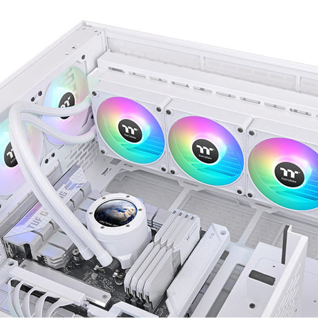 Thermaltake TH360 V2 Ultra EX ARGB Magnetic Connect with 2.1" LCD Display AIO Liquid CPU Cooler Snow Edition