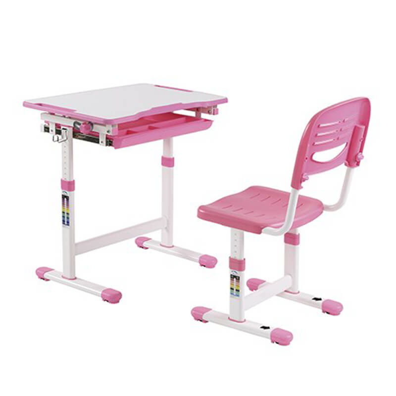 Lumi B201-PNK Ergonomical, Height Adjustable, Desk and Chair Set for Kids - Pink