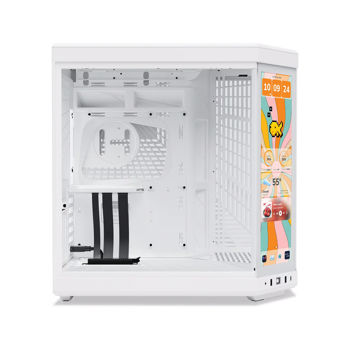 Hyte Y70 Touch Infinite Full Tower Case - Snow White