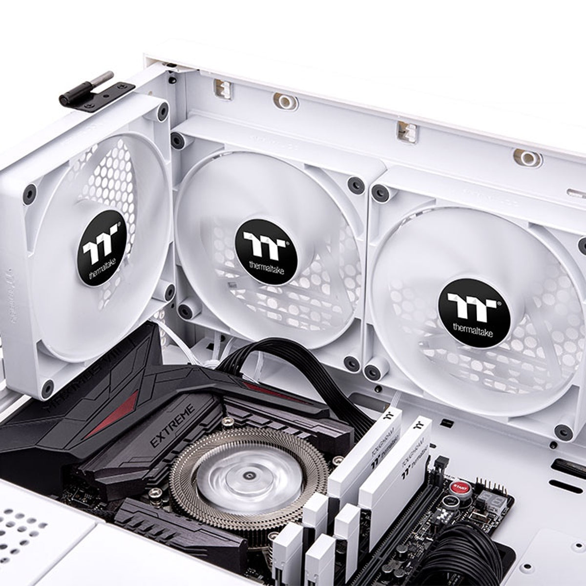 Thermaltake CT140 140mm PWM Case Fan - OEM Packaging - White