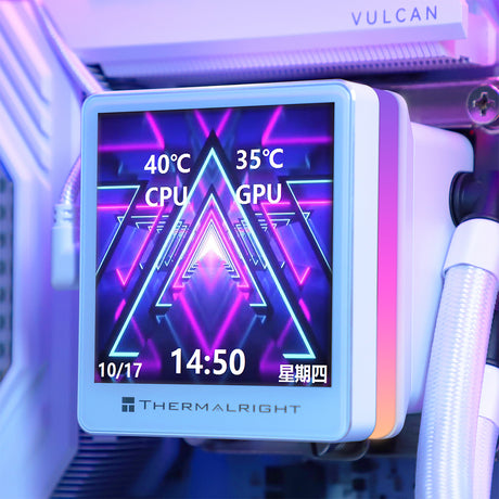 Thermalright Grand Vision 360 ARGB White 360mm LCD AIO CPU Liquid Cooler