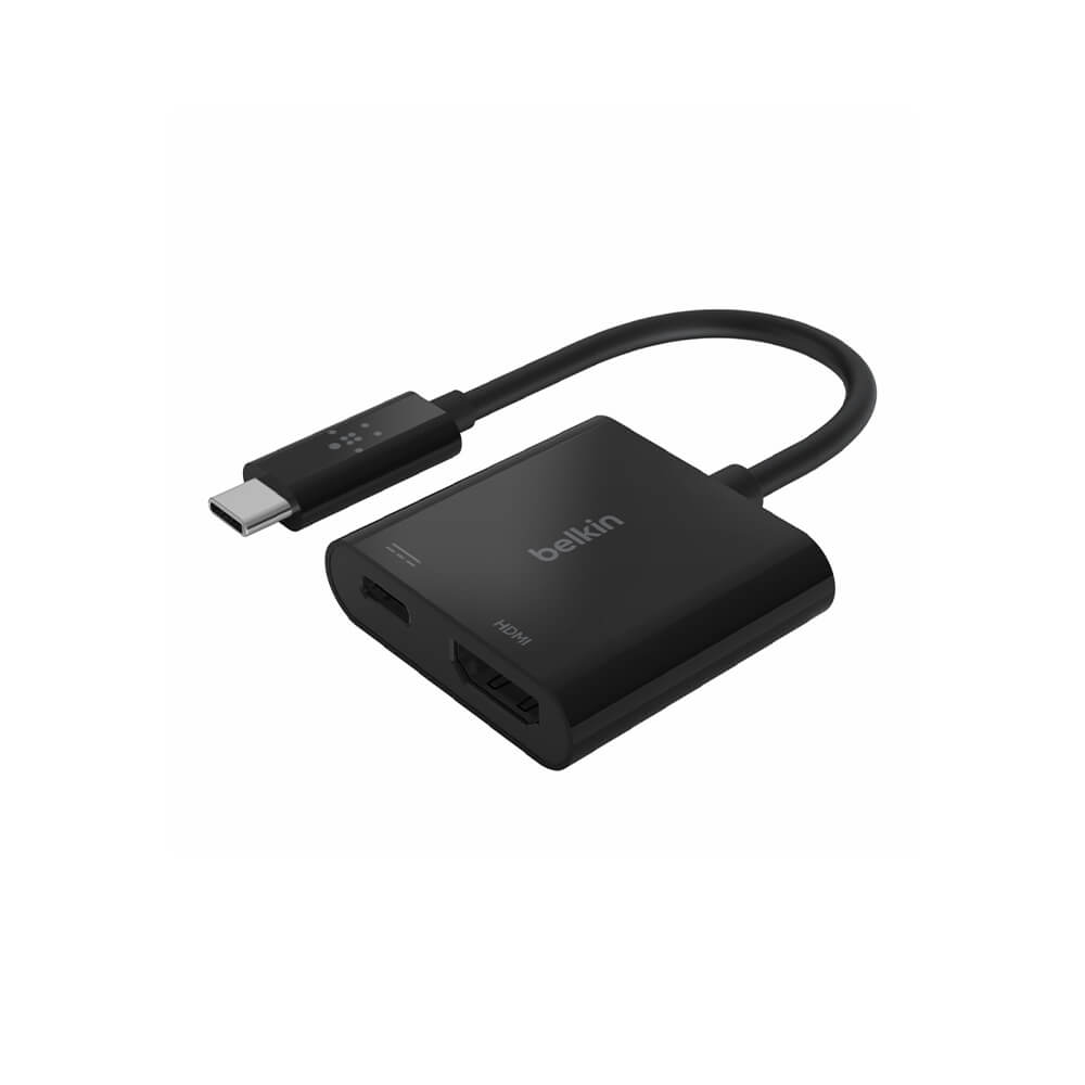 Belkin USB-C to HDMI Adapter + 60W PD Charge