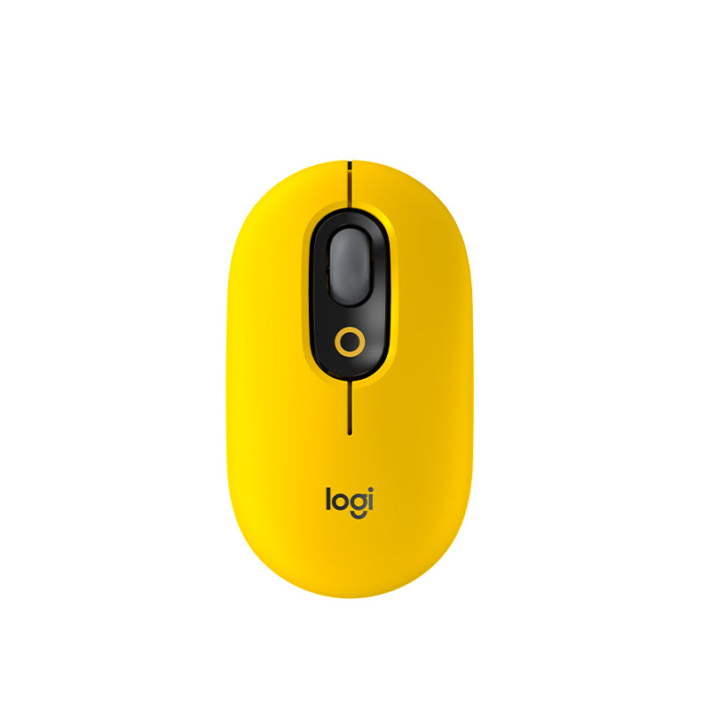 Logitech POP Mouse With Emoji - Blast Yellow