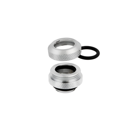 Corsair Hydro X Series XF Hardline 12mm Compression Fittings 4 Pack - Chrome