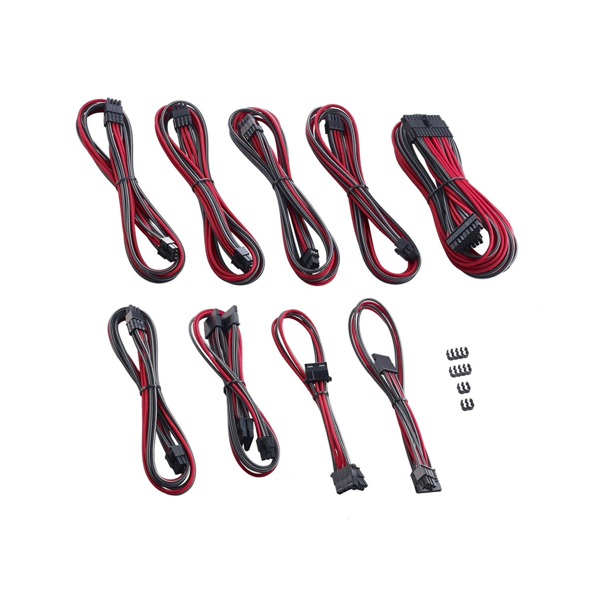 CableMod PRO ModMesh RT-Series Full Cable Kit - Carbon/Red