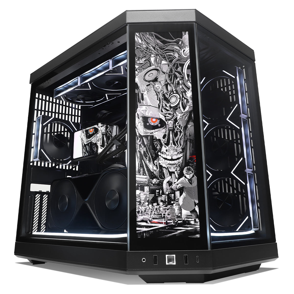 Abyssal GODLIKE RTX PRO 6000 Ryzen 9 9950X3D Gaming PC - Skynet Edition