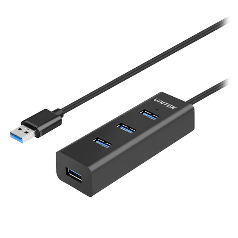 Unitek USB 3.0 4-Port Hub With an Optional Power Port (Micro USB)