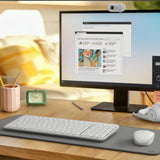 Logitech MK250 Compact Bluetooth Wireless Keyboard and Mouse Combo - Off White