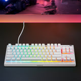 SteelSeries Apex 3 TKL Wired RGB Gaming Keyboard - White
