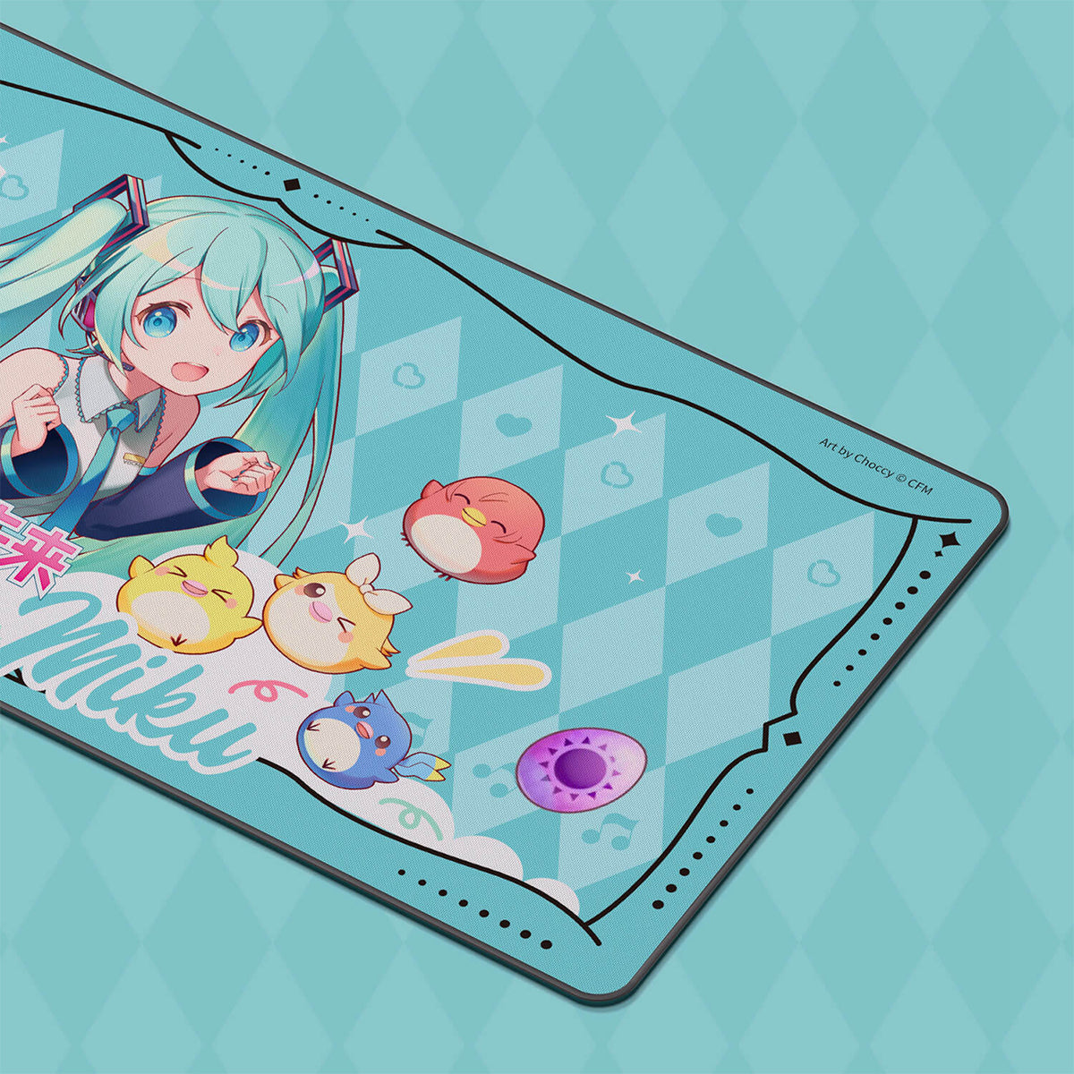 Akko x Hatsune Miku 900x400mm  Mouse Pad
