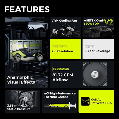 TRYX PANORAMA 360 BLACK 360mm AIO CPU Cooler