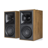 Klipsch The Fives Wired/Bluetooth Powered Speakers - Walnut