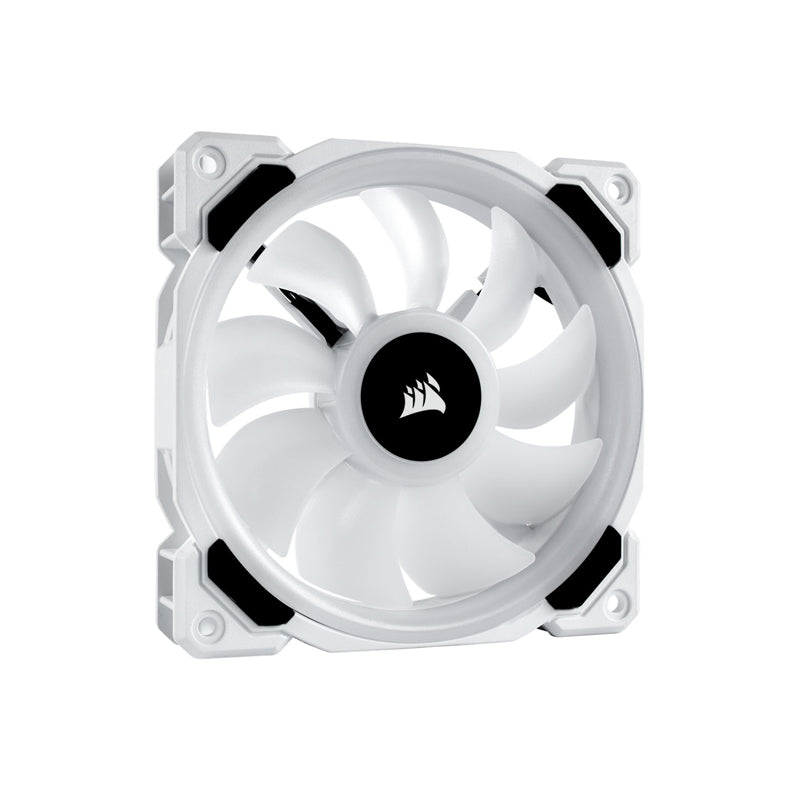 Corsair LL120 RGB 120mm Dual Light Loop RGB LED PWM Fan - White Single Pack