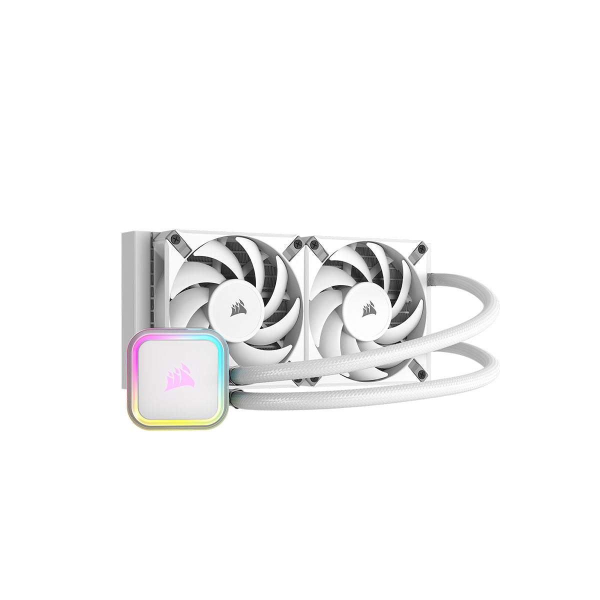 Corsair iCUE H100i RGB ELITE White 240mm AIO Liquid CPU Cooler