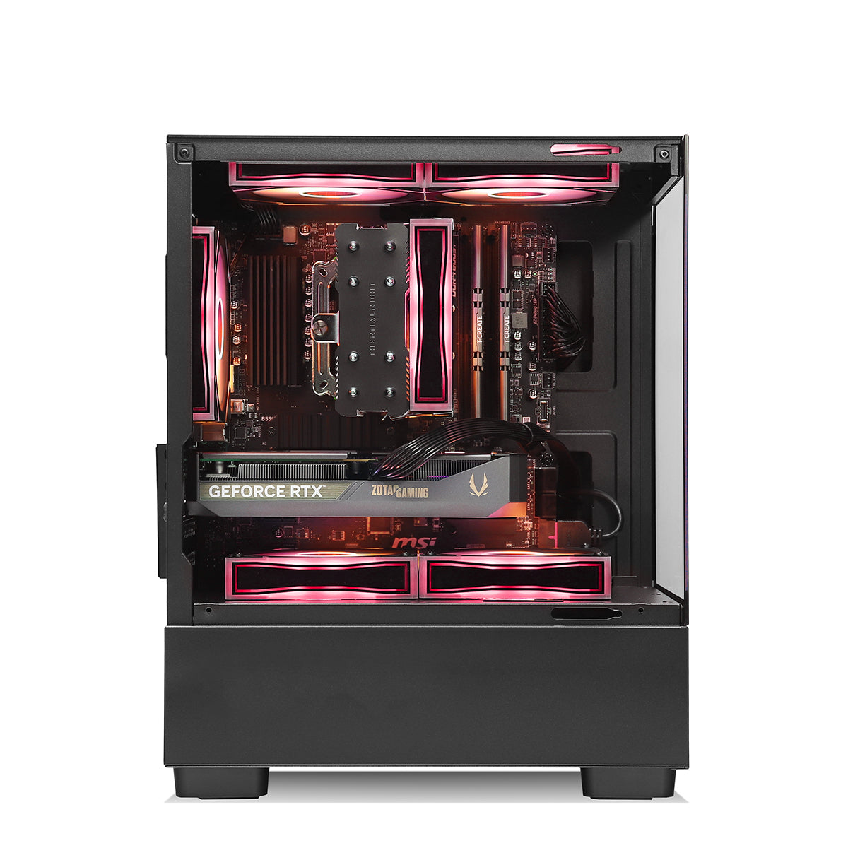 Qubit NEX RTX 5060 Ryzen 5 5600X Gaming PC - BLACK