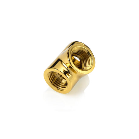 Bitspower T-Block With Triple Fitting - True Brass