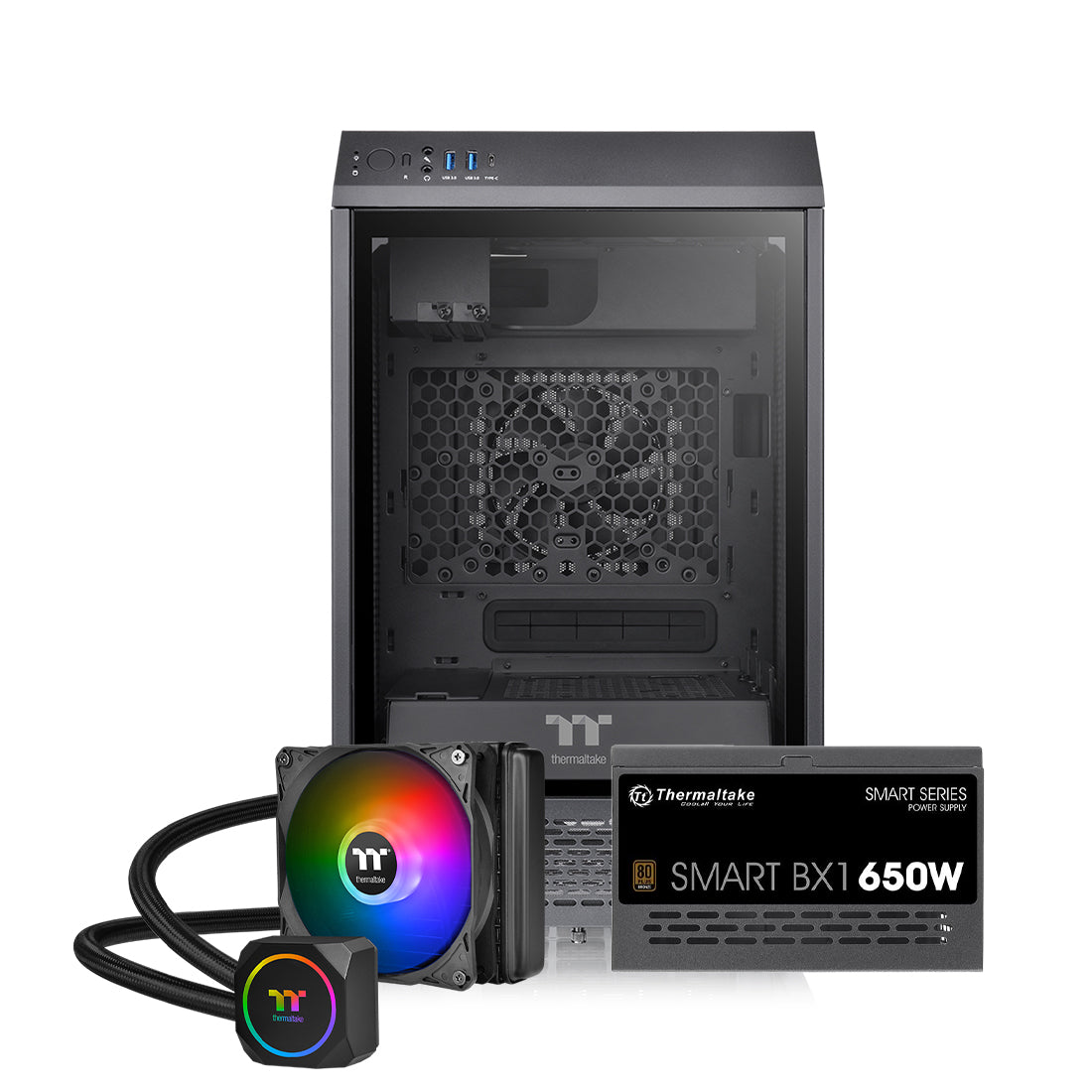 Thermaltake TOWER 100 Mini Black Combo