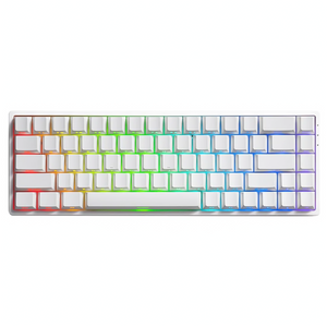 Akko Monsgeek Fun68 Pro White 68% Hall-Effect Gaming Keyboard - Glare Magnetic Switch