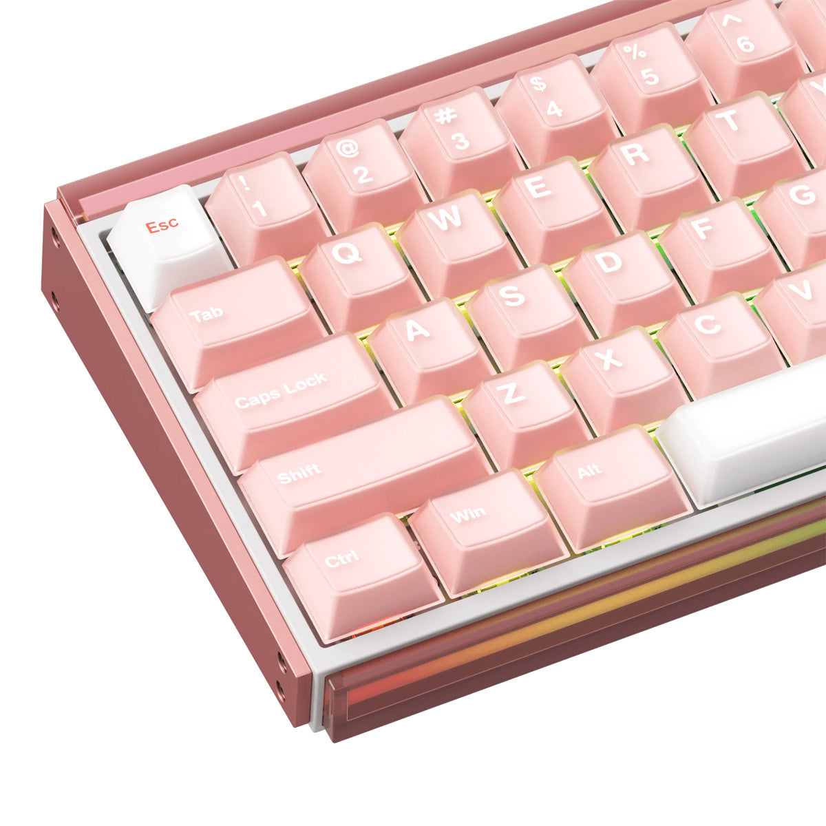 Akko RAY68-HE Pink 68% Wireless Hall-Effect Gaming Keyboard - AstroAim Switch
