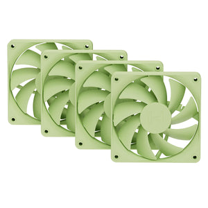 Hyte FA12 120mm PWM Fan 4 Pack - Matcha Milk