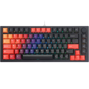 Glorious GMMK Pro 75% Custom Mechanical Keyboard Linear Switch - Crimson Shadow