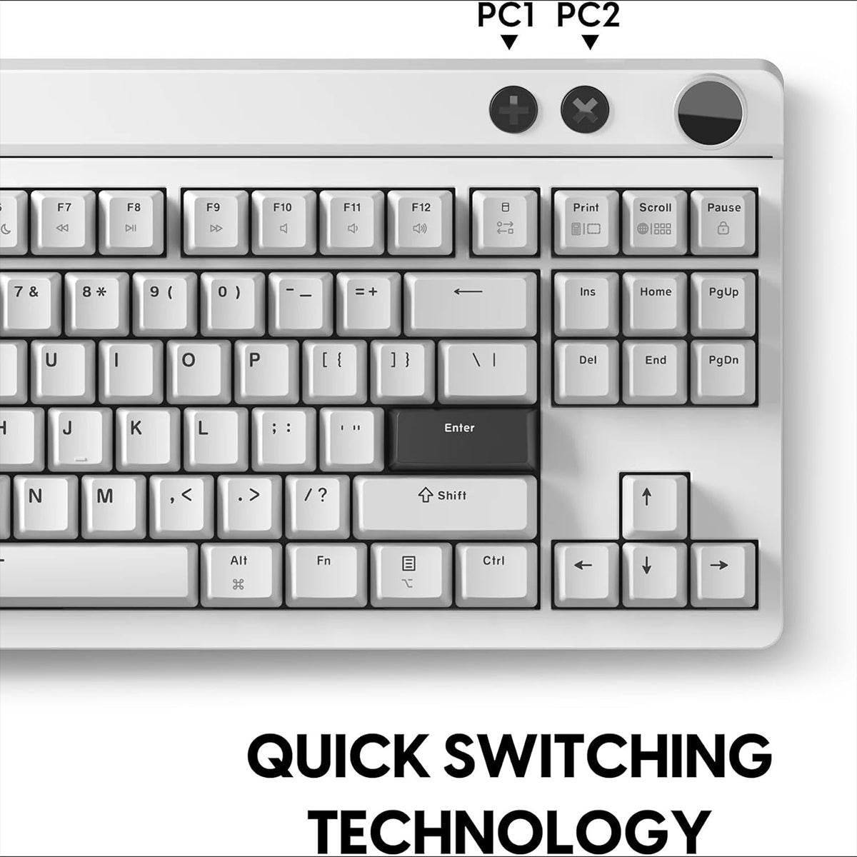 Pulsar Xboard QS TKL Mechanical Gaming Keyboard First Edition Kailh Linear Switch - White