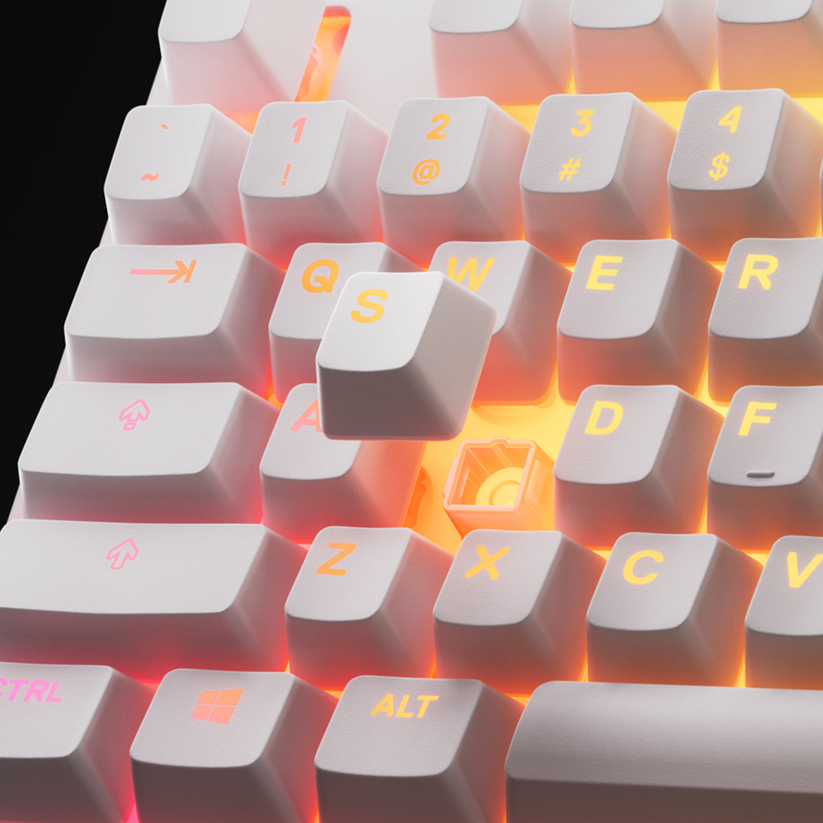 SteelSeries Apex 3 TKL Wired RGB Gaming Keyboard - White