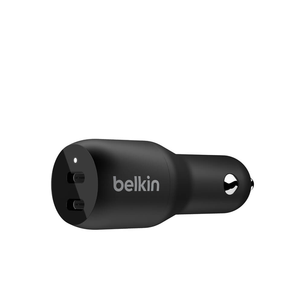 Belkin BoostCharge Dual USB-C Car Charger - 36W