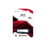 Kingston NV3 500GB PCIe Gen 4 NVMe M.2 SSD