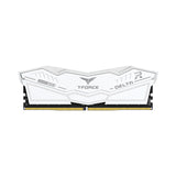 TeamGroup T-Force Delta RGB 32GB (2x16GB) DDR5-6000 CL30 Memory White