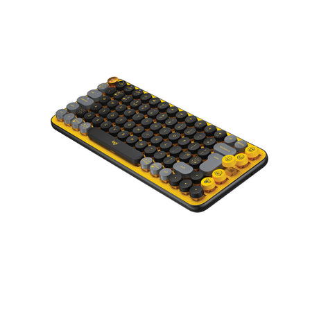 Logitech POP Keys Wireless Mechanical Keyboard With Emoji - Blast Yellow