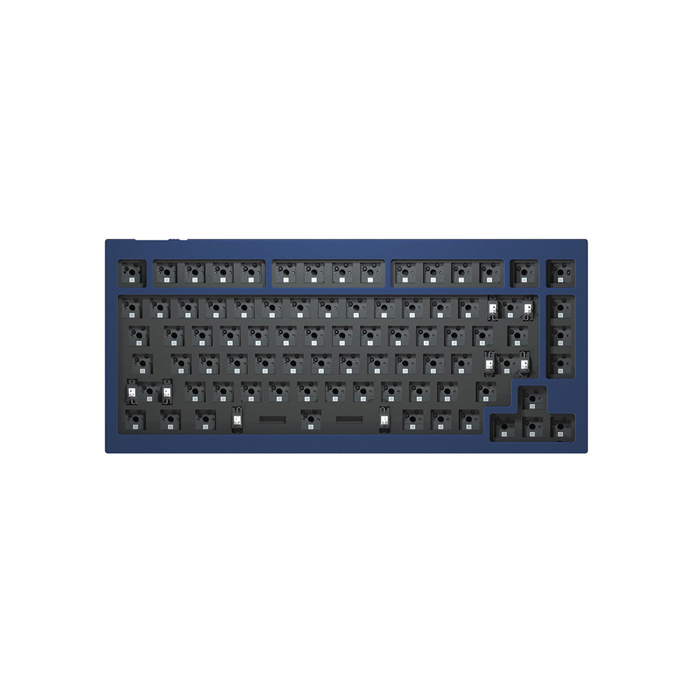 Keychron Q1 75% Navy Blue Mechanical Keyboard - G Pro Blue Switch