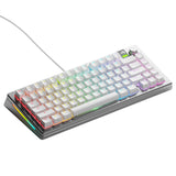 Glorious GMMK 3 Pro 75% Wired Mechanical Keyboard Fox Linear Switch - Silver